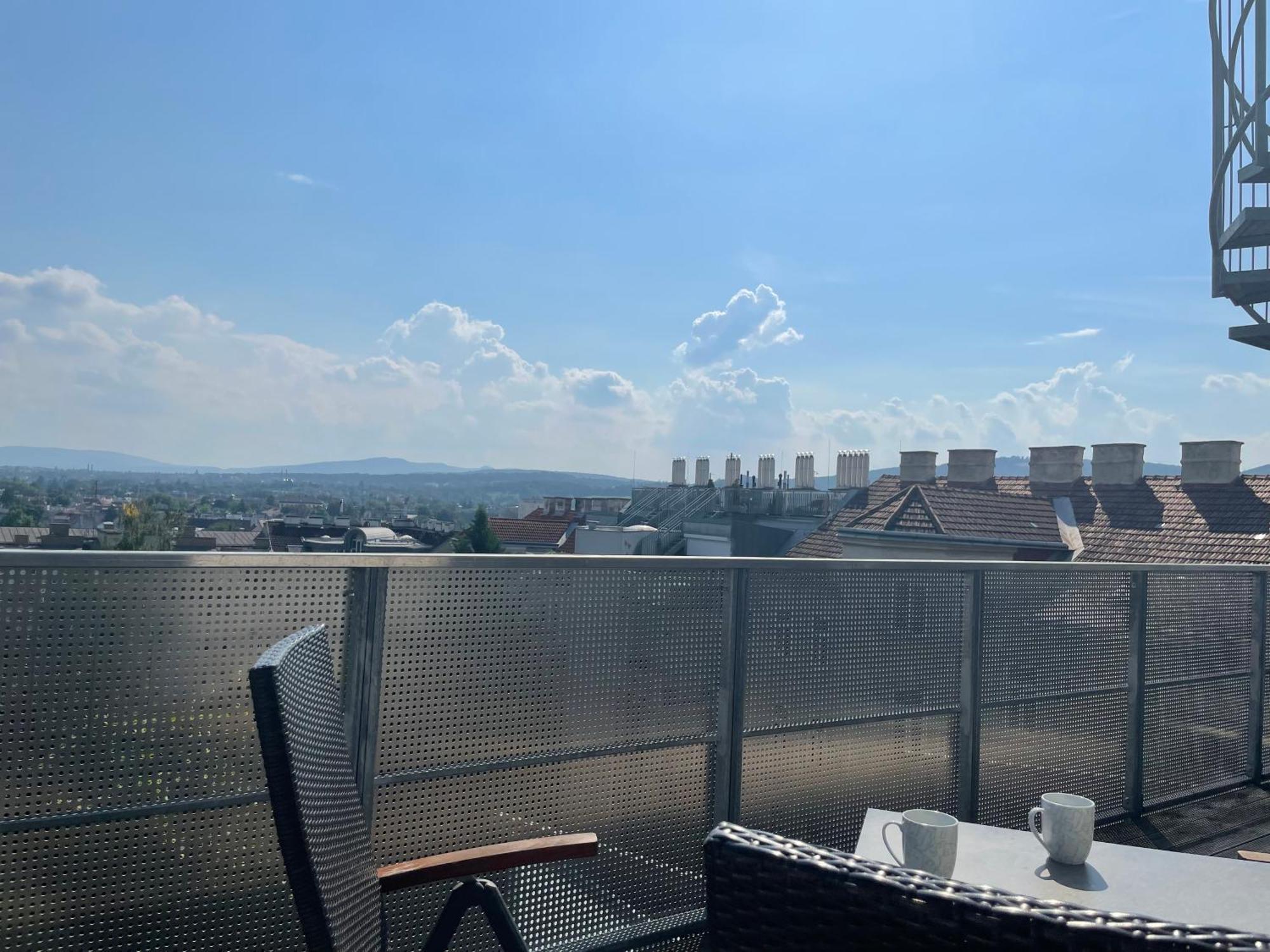 דירות Rooftop Terrace- Panoramablick Ueber Wien מראה חיצוני תמונה