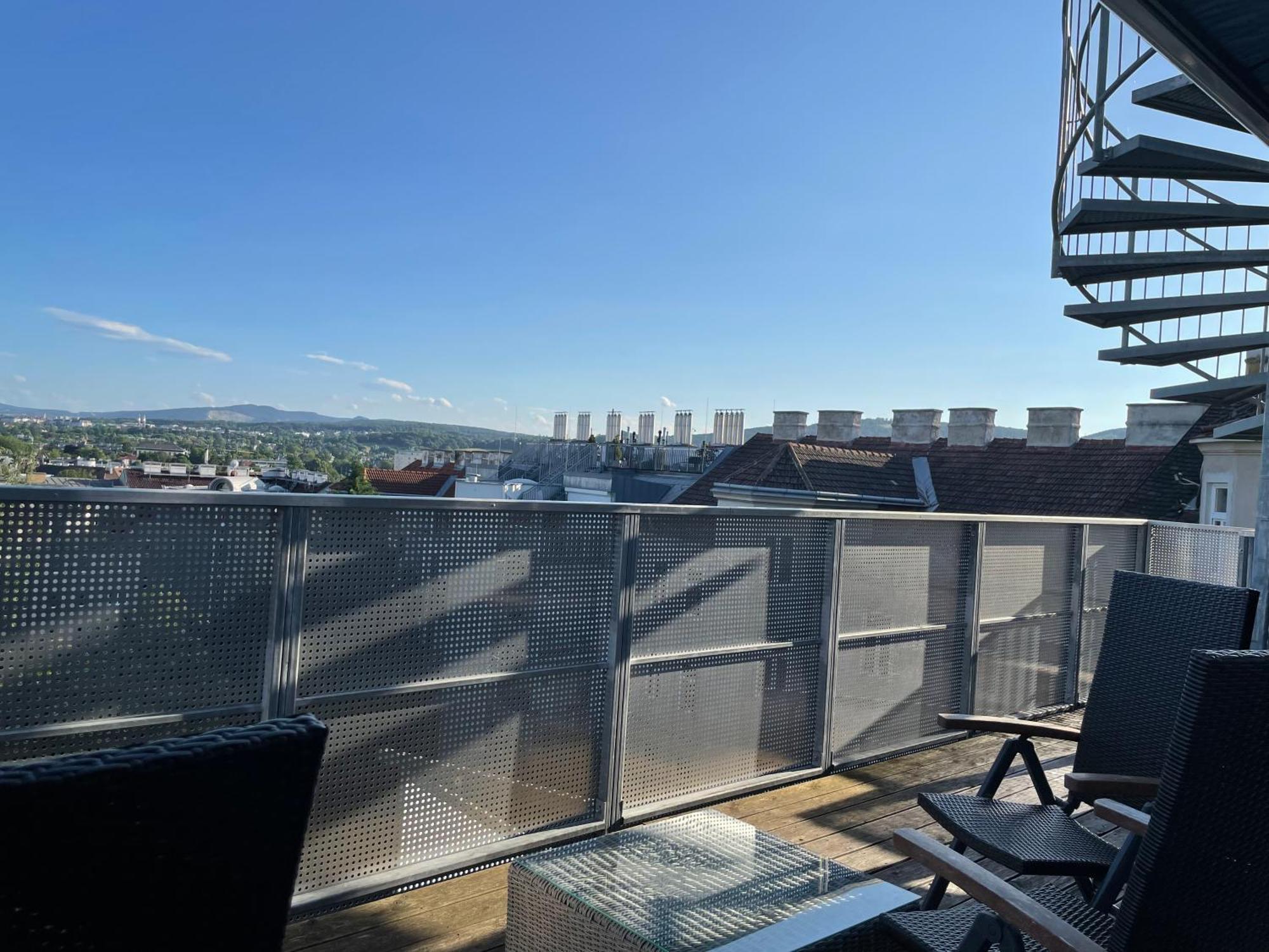 דירות Rooftop Terrace- Panoramablick Ueber Wien מראה חיצוני תמונה